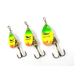 Linguriță rotativă Mepps Aglia Fluo Tiger Nr.1/3.5g