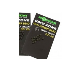 Biluțe antișoc Korda Rubber Bead, 4mm, Gravel, 25buc/plic