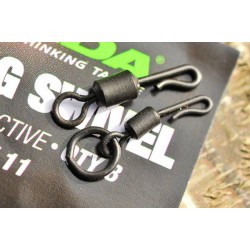 Vârtej cu agrafă rapidă si anou Korda Qc Ring Swivel, Nr.8, 8buc/plic