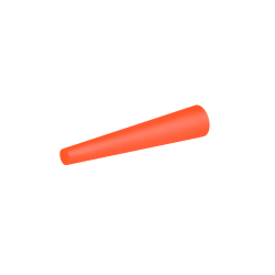 Con de semnalizare pentru lanterne Ledlenser M17R/P17R, Portocaliu, 20 cm
