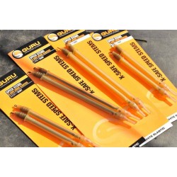 Tijă interschimbabilă cu elastic negru Guru X-Safe Speed Stems Heavy, Long, 2buc/blister