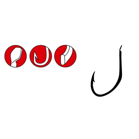 CÂRLIGE FORJATE GAMAKATSU LS-2230G GALBENE NR.4 11BUC/PLIC