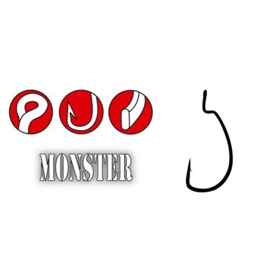 Cârlige forjate offset Gamakatsu Worm 323 Monster, Nr.7/0, 4buc/plic Cârlige forjate offset Gamakatsu Worm 323 Monster, Nr.7/0, 4buc/plic