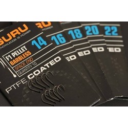 Cârlige Guru F1 Pellet Barbless PTFE Coated, Nr.18, 10buc/plic
