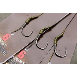 Montură Korda Carp Rig Dark Matter Wide Gape + Free Extenda Stops, Nr.4/20lbs, 1buc/blister