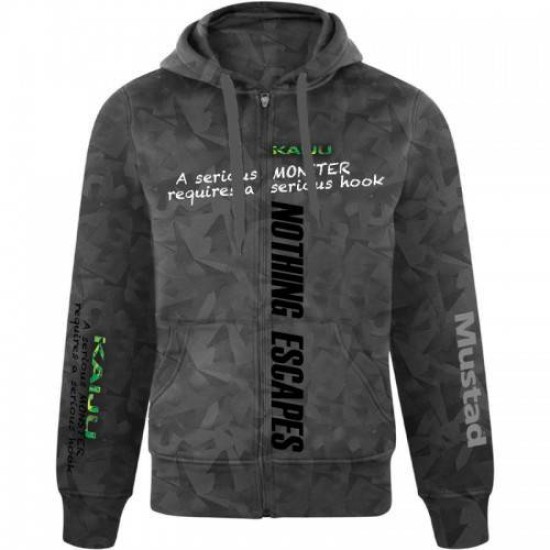 Hanorac Mustad Kaiju, Gri, 2X-Large