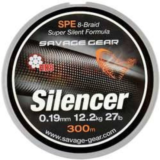 Fir textil Savage Gear Hd8 Silencer, 0.12mm/6.30kg/120m