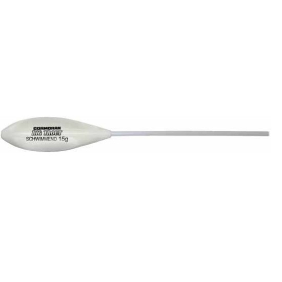 Plută Cormoran Sbirolino Floating, 25g, Albă