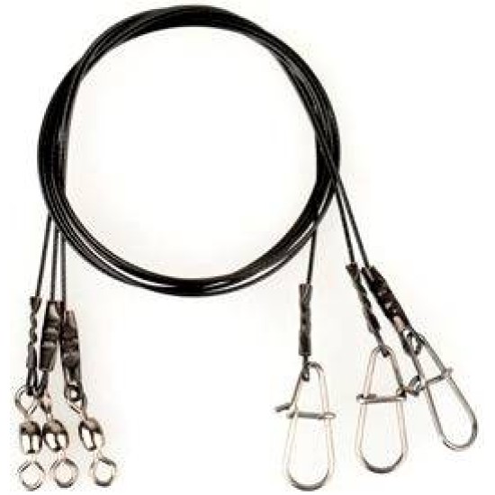 Strună Savage Gear Black7 Trace, 30cm, 0.45mm/11kg, 3buc/plic Strună Savage Gear Black7 Trace, 30cm, 0.45mm/11kg, 3buc/plic