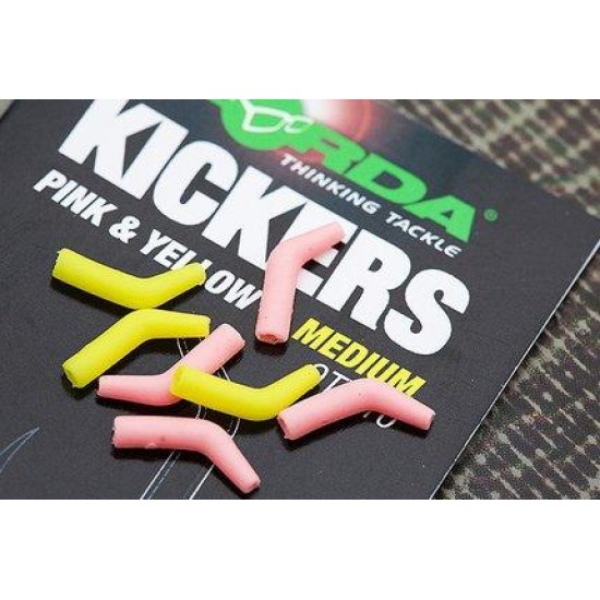 Line Aligner Korda Kickers Rig, Pink/Yellow, Small, 10buc/plic