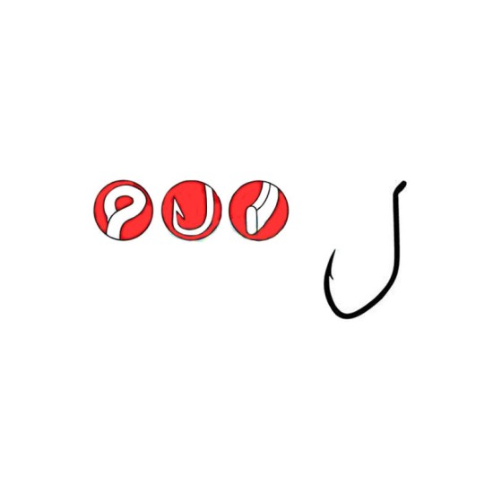 CÂRLIGE FORJATE PENTRU SOMN GAMAKATSU LS-4644P NEGRU NR.1/0 5BUC/PLIC CÂRLIGE FORJATE PENTRU SOMN GAMAKATSU LS-4644P NEGRU NR.1/0 5BUC/PLIC