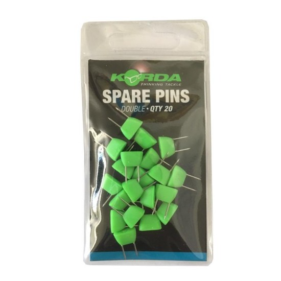Pini dubli pentru riguri Korda Double Spare Pins, 20buc/plic