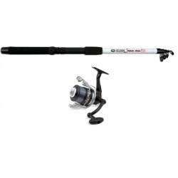 Combo Lansetă telescopică Lineaeffe Xtreme Snake Head 2.40m/50g + Mulinetă Lineaeffe S30