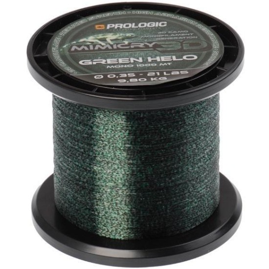Fir monofilament Prologic Mimicry Green Helo, 0.40mm/13.20kg/1000m Fir monofilament Prologic Mimicry Green Helo, 0.40mm/13.20kg/1000m