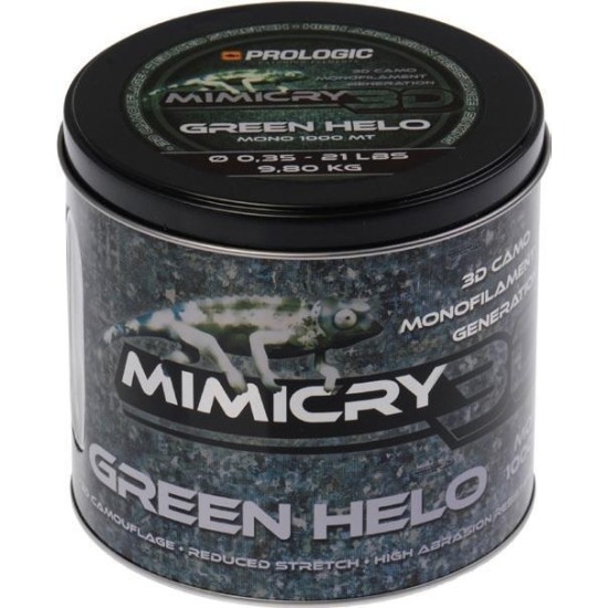 Fir monofilament Prologic Mimicry Green Helo, 0.40mm/13.20kg/1000m Fir monofilament Prologic Mimicry Green Helo, 0.40mm/13.20kg/1000m