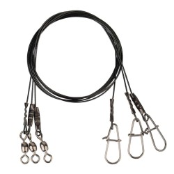 Strună Savage Gear Black7 Trace, 20cm, 0.35mm/7kg, 3buc/plic