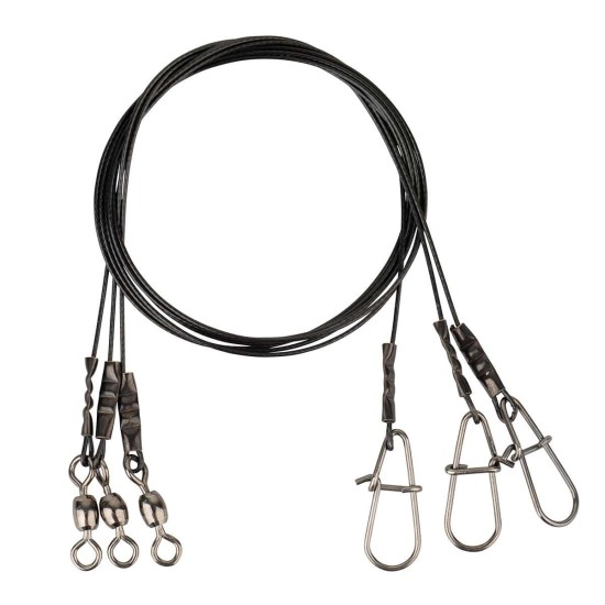Strună Savage Gear Black7 Trace, 20cm, 0.35mm/7kg, 3buc/plic Strună Savage Gear Black7 Trace, 20cm, 0.35mm/7kg, 3buc/plic