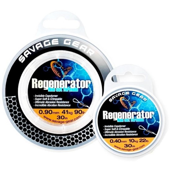 Fir monofilament Savage Gear Regenerator, Translucid, 0.70mm/26kg/30m ﻿
