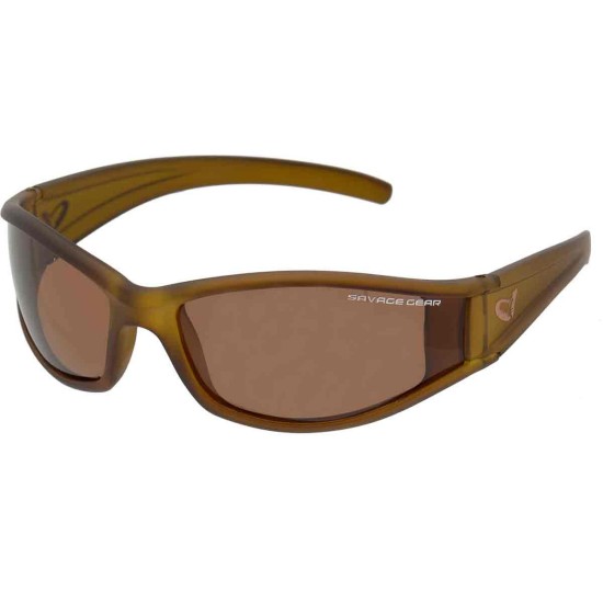 Ochelari polarizați Savage Gear Slim Shades, Amber