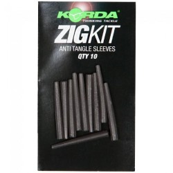 Tub conic antitangle Korda Zigkit Sleeves, 10buc/plic
