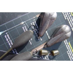 Kit plumb marker pentru sondare Korda Lead Pronged, 57g+85g, 2buc/blister