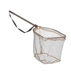 Minciog telescopic Savage Gear Full Frame Rubber Mesh Landing Net, 50x65cm/95-150cm
