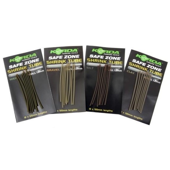 Tub termocontractabil Korda Shrink Tube, Silt, 1.6mm/5.5cm, 8buc/plic