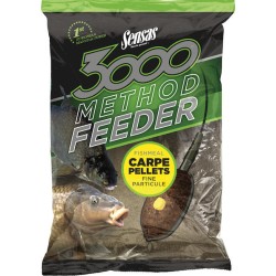 Nadă Groundbait Sensas 3000 Method Feeder, Carp Pellets, 1kg