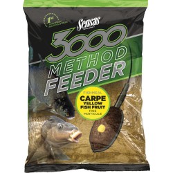 Nadă Groundbait Sensas 3000 Method Feeder, Carp Yellow, 1kg