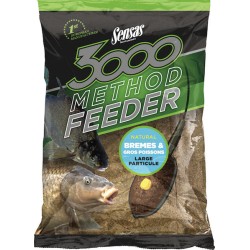 Nadă Groundbait Sensas 3000 Method Feeder, Bream & Big Fish, 1kg