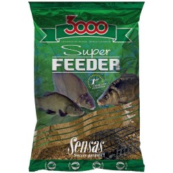 Nadă Groundbait Sensas 3000 Super Feeder, Lake Black, 1kg