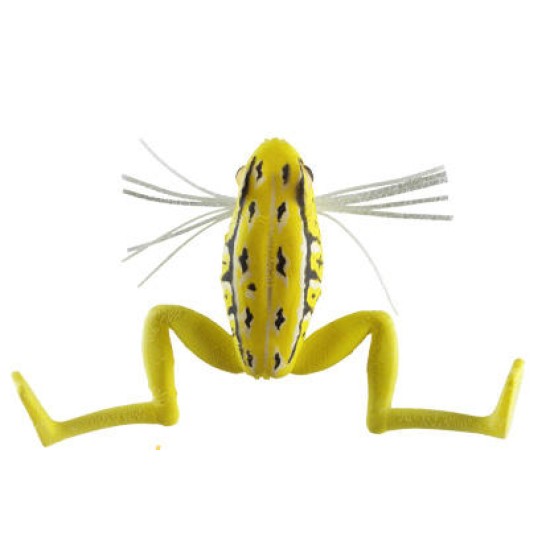 Broască Daiwa Prorex Micro Soft Bait Frog, Yellow Toad, 3.5cm