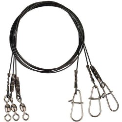 Strună Savage Gear Black7 Trace, 40cm, 0.60mm/25kg, 3buc/plic