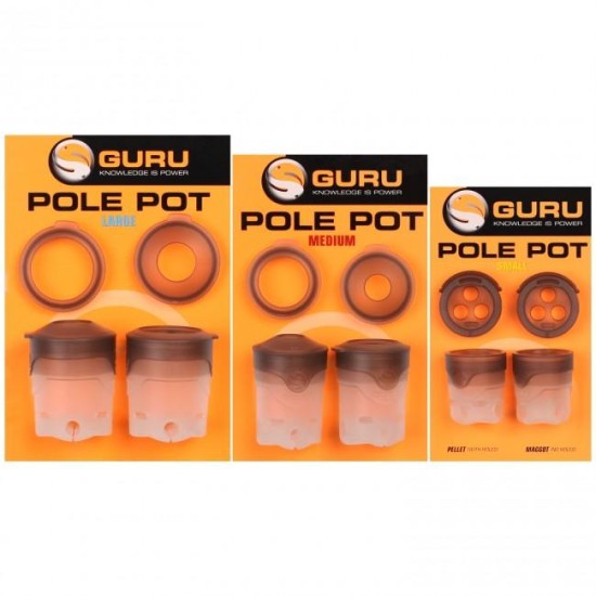 Cupe de nădire Guru Pole Pot, Small, 2buc/set