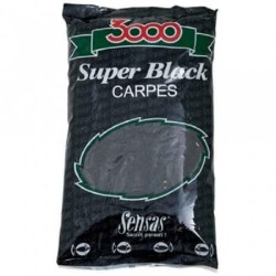 Nadă Groundbait Sensas 3000 Super Black Carp, 1kg