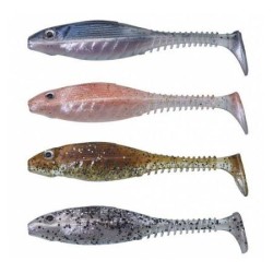 Shad Gunki Grubby, Clear Water Mix, 8.5cm/6.2g, 4buc/plic