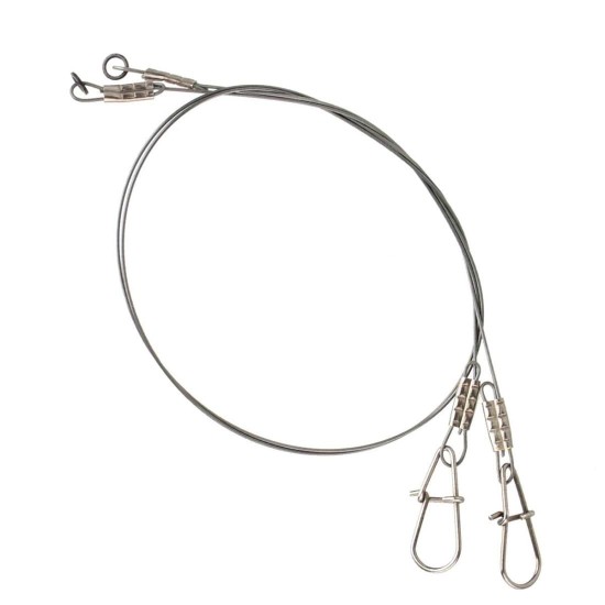 Strună Savage Gear Titanium Jerkbait Trace, 0.50mm/15kg/22cm, 2buc/plic