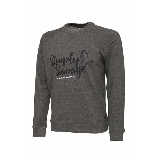Pulover Savage Gear Simply Savage, Grey, Small