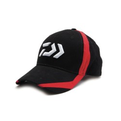 Șapcă Daiwa Flash D Logo, Negru/Roșu
