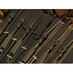 Montură helicopter Korda Kable Leadcore Leaders, Gravel Brown, 3buc/plic