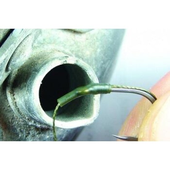 Tub termocontractabil Korda Shrink Tube, Clay, 1.6mm/5.5cm, 8buc/plic