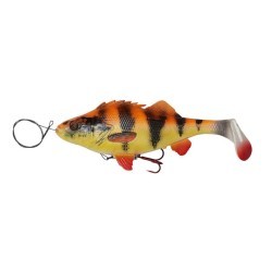 Nălucă Savage Gear 4D Perch Shad, Albino, 12.5cm/23g