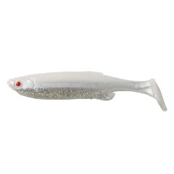 Shad Savage Gear Fat Minnow T-Tail, White Silver, 10.5cm/11g, 4buc/plic
