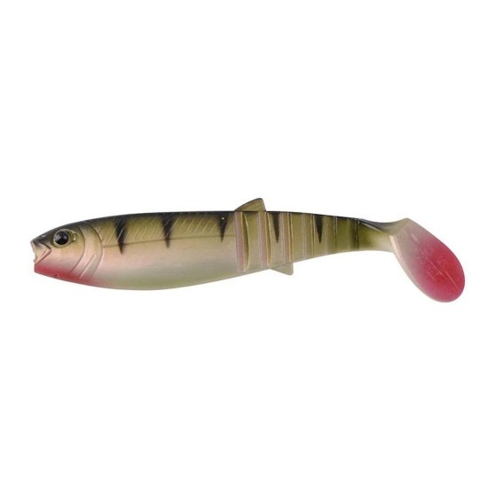Shad Savage Gear Cannibal Shad, Perch, 10cm, 9g, 4buc/plic Shad Savage Gear Cannibal Shad, Perch, 10cm, 9g, 4buc/plic