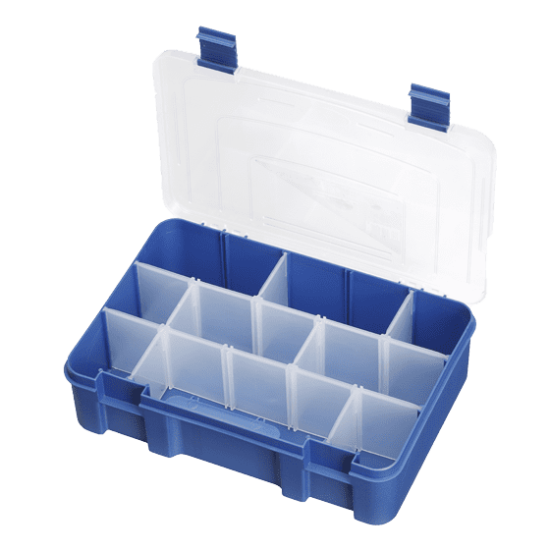 Cutie pentru accesorii Plastica Panaro, 27.6x18.8x7.5cm, 1/9 compartimente Cutie pentru accesorii Plastica Panaro, 27.6x18.8x7.5cm, 1/9 compartimente