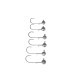 Jig Savage Gear Ball Head Tournament, Nickel, Nr.3/0/5g, 25buc/plic Jig Savage Gear Ball Head Tournament, Nickel, Nr.3/0/5g, 25buc/plic