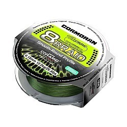 Fir textil Cormoran Corastrong 8Braid Smooth-Round Profile, Green, 0.25mm/18.8kg/300m