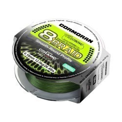 Fir textil Cormoran Corastrong 8Braid Smooth-Round Profile, Green, 0.35mm/37.5kg/300m