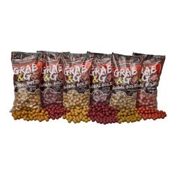 Boilies Starbaits Grab&Go Global, Căpşună, 20mm, 1kg