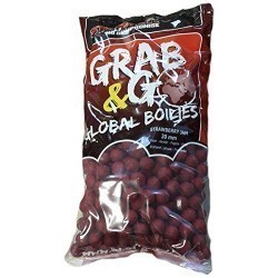 Boilies Starbaits Grab&Go Global, Căpşună, 20mm, 1kg